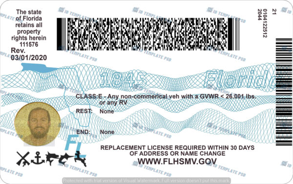 Florida FAKE ID 2